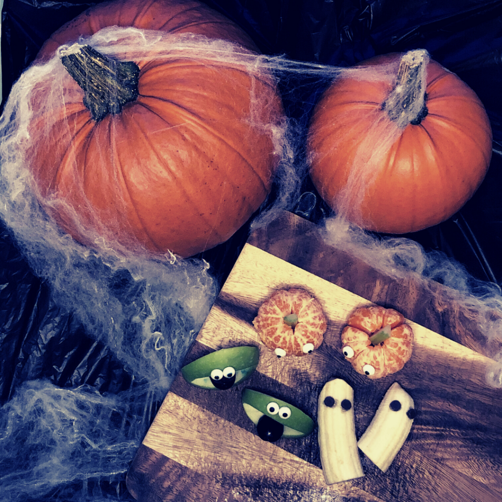 spooky halloween fruit snacks