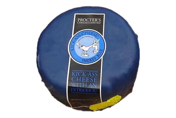 Blue Stilton which has been lovingly smoked over oak and beechwood chippings