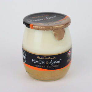Peach and apricot yogurt