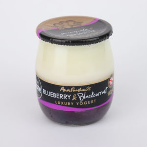 Blueberry and Blackcurrant yogurt