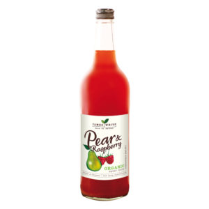 Organics 750ml pear raspberry