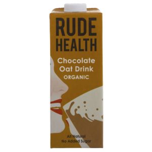 chocolate and oat drink