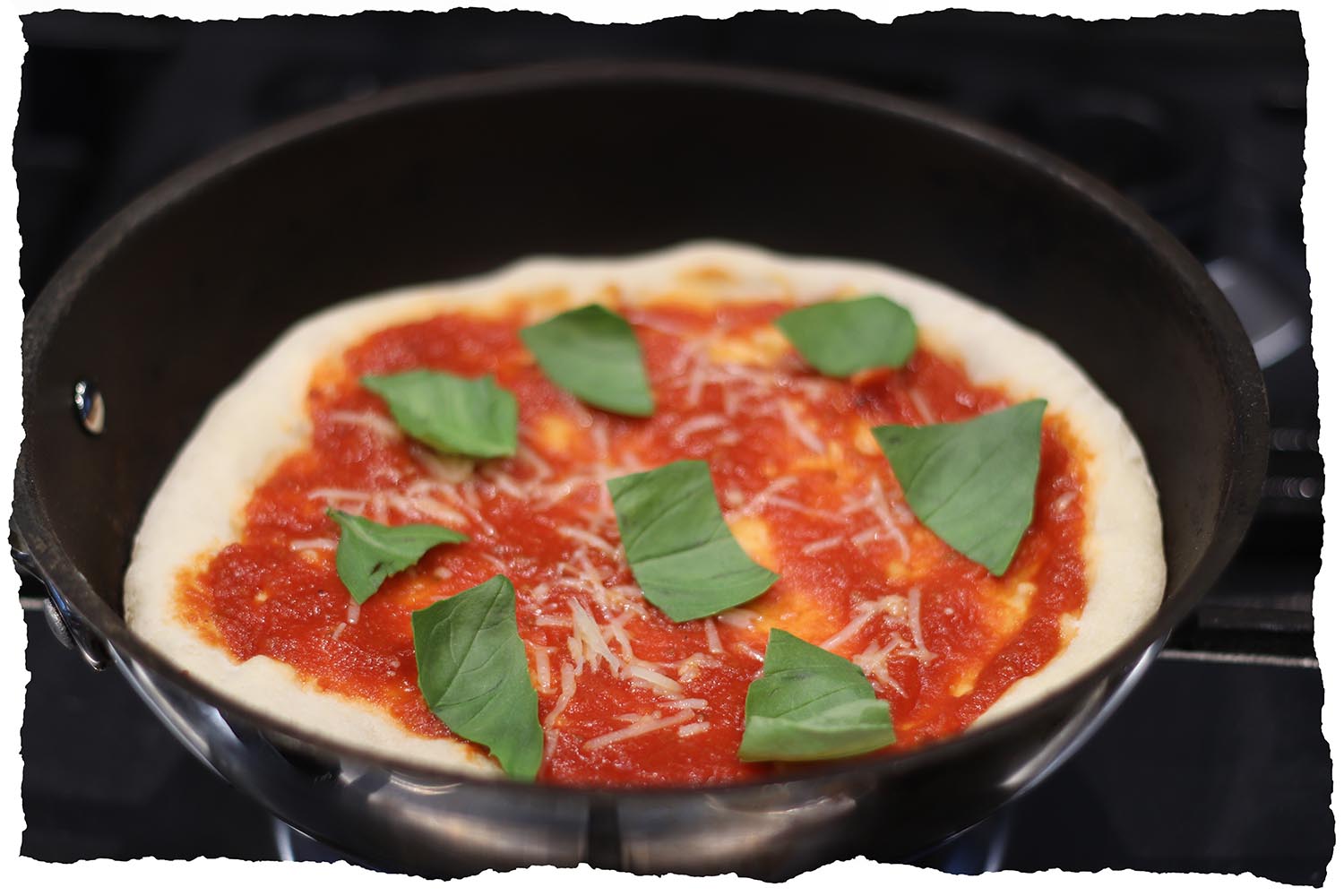 Add basil to your pizza