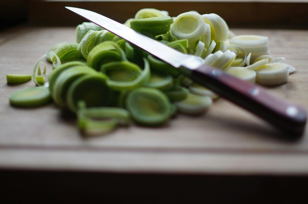 Sliced leeks - Part of our Veg Boxes