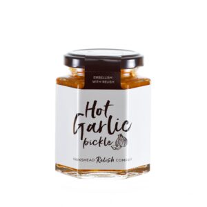 Hot Garlic Pickle 195g | Spicy Garlic Pickle for Curries, Pies and Dips